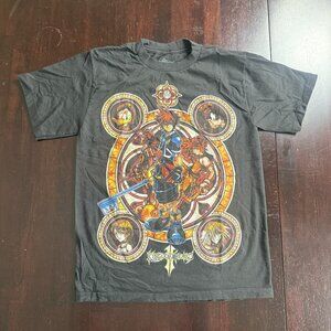 men's x-small, black, Kingdom Hearts, T-shirt